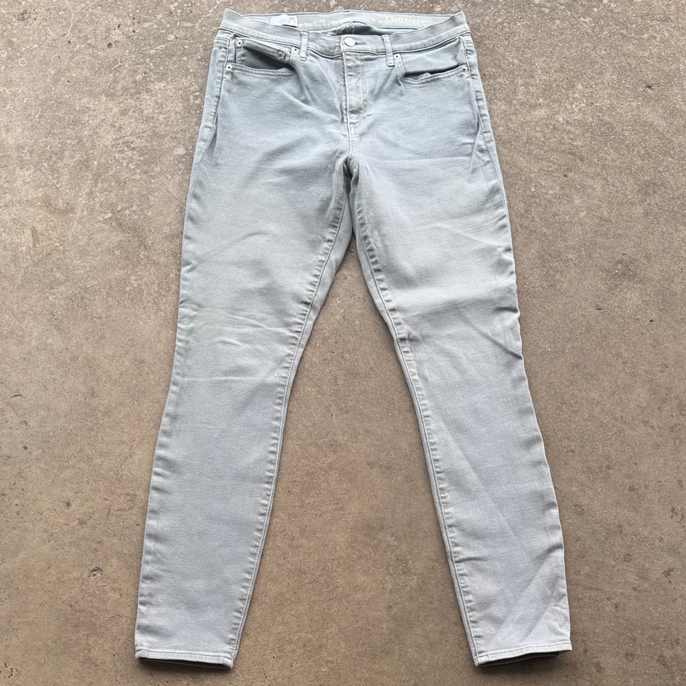 Gap Jeans Resolution True Skinny Mint Color Size 31 R